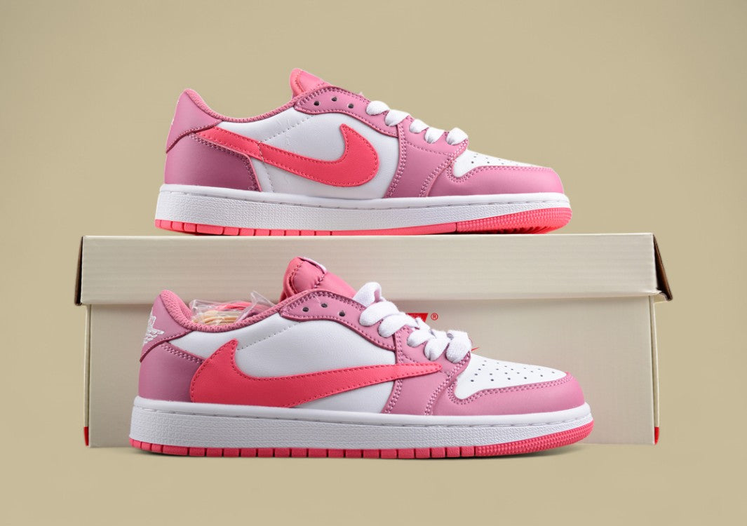 Travis Scott Air Jordan 1 Low Coral Stardust