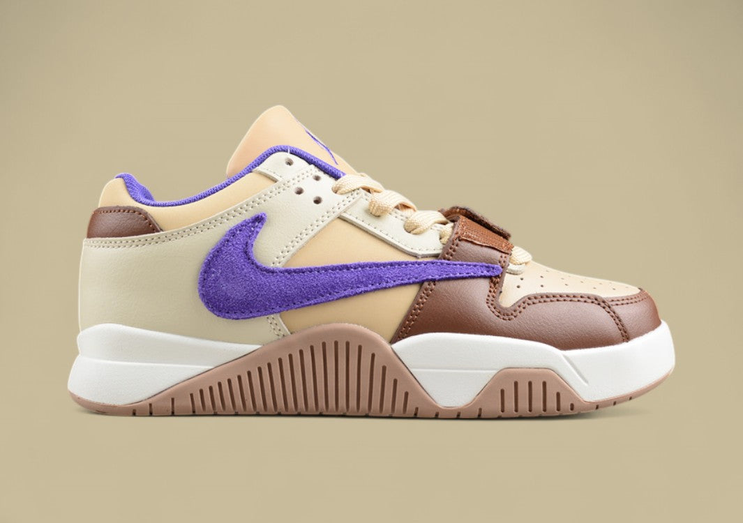 Travis Scott Nike Attack Low Mocha Grape Cream