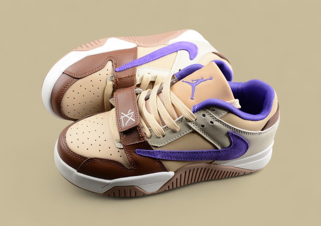 Travis Scott Nike Attack Low Mocha Grape Cream