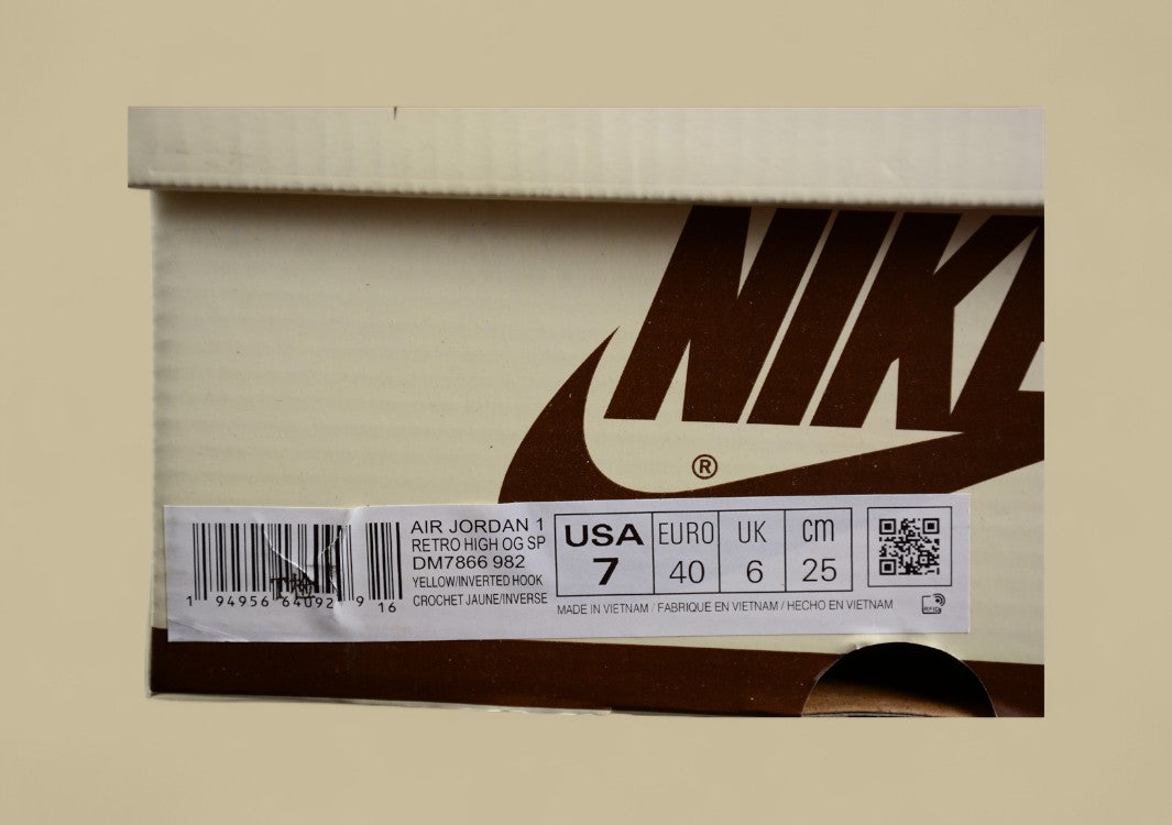 Travis Scott X Air Jordan 1 Low Og Inverted Hook Low-top Basketball Shoes
