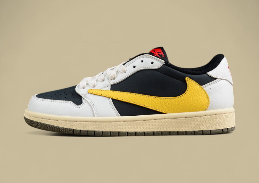Travis Scott X Air Jordan 1 Low Og Inverted Hook Low-top Basketball Shoes
