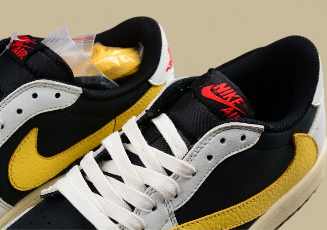 Travis Scott X Air Jordan 1 Low Og Inverted Hook Low-top Basketball Shoes