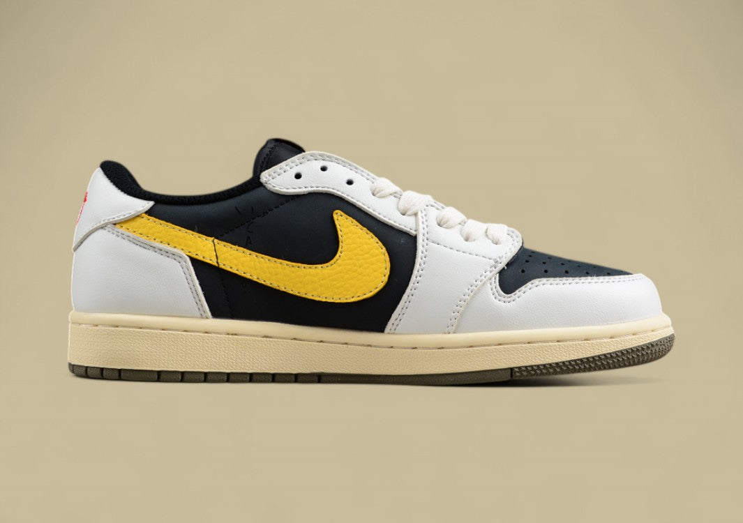 Travis Scott X Air Jordan 1 Low Og Inverted Hook Low-top Basketball Shoes