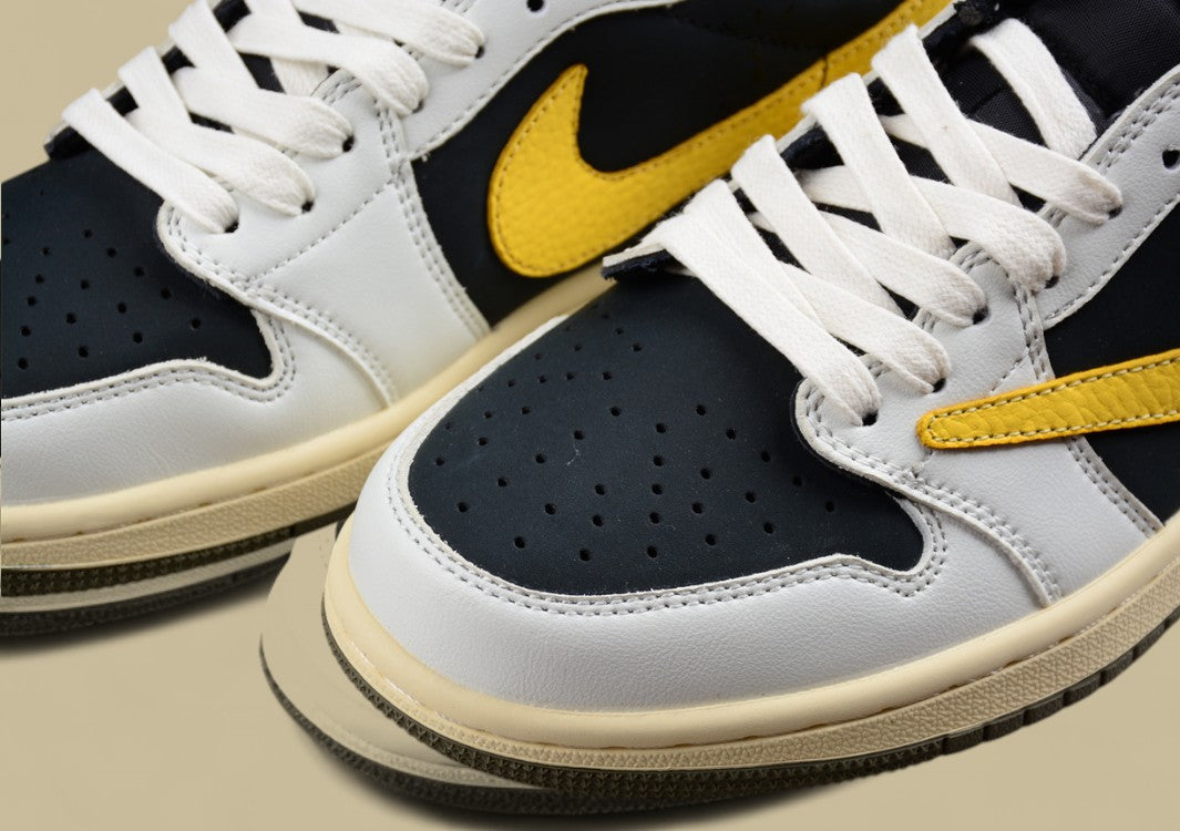 Travis Scott X Air Jordan 1 Low Og Inverted Hook Low-top Basketball Shoes