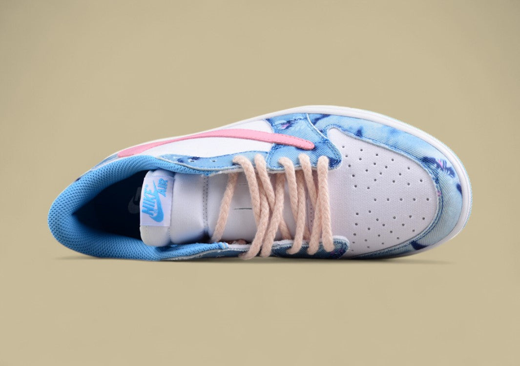Travis Scott X Air Jordan 1 Low Og Joint Inverted Hook Candy Sky
