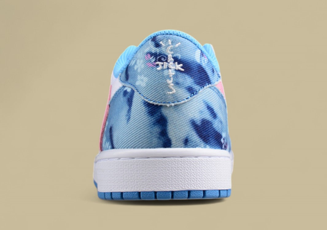 Travis Scott X Air Jordan 1 Low Og Joint Inverted Hook Candy Sky
