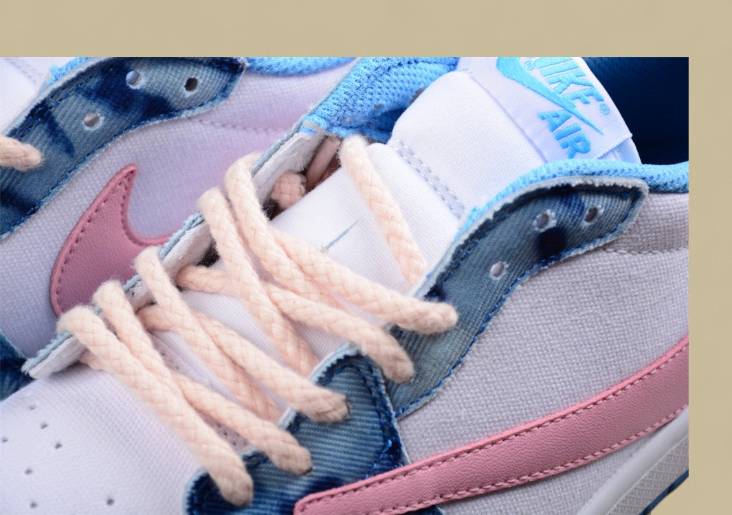 Travis Scott X Air Jordan 1 Low Og Joint Inverted Hook Candy Sky