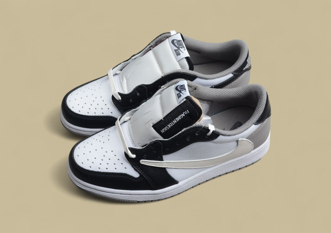 Travis Scott X Air Jordan 1 Low Og Ts Sp Low-top Hook Black And White