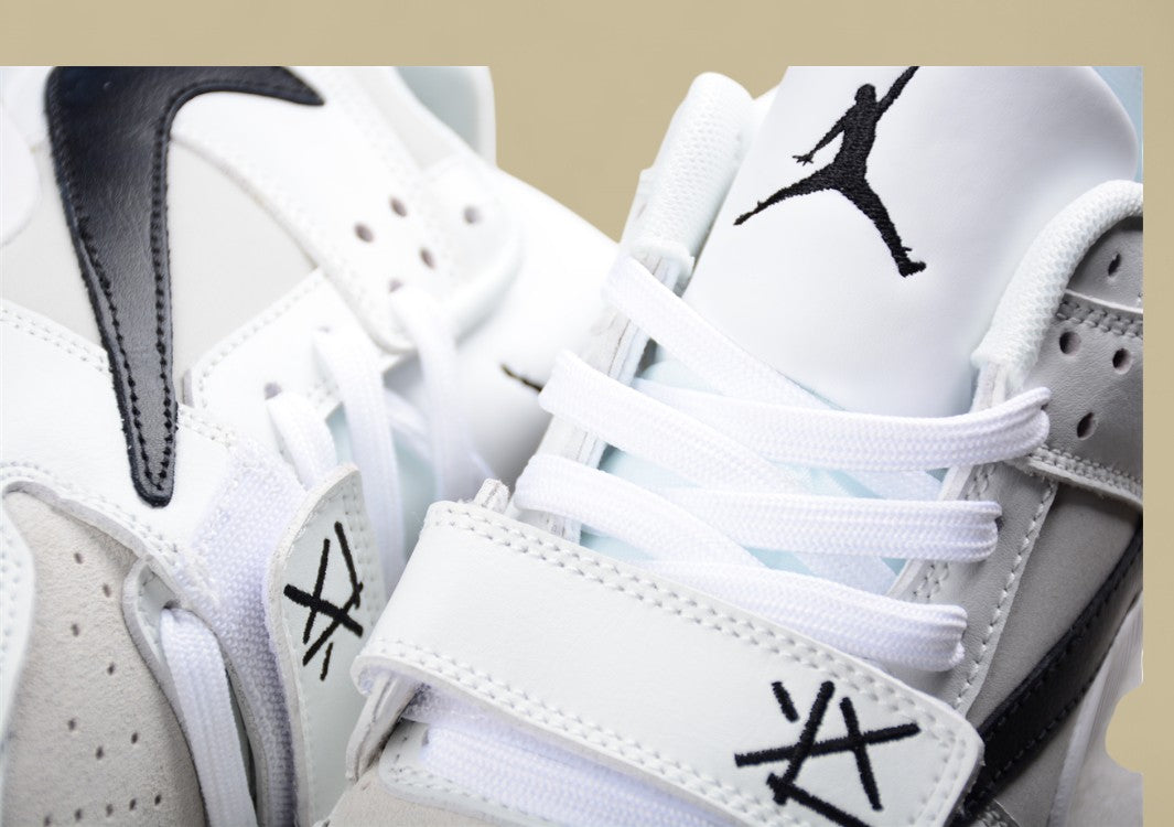 Travis Scott X Jordan Cut The Check Inverted Hook Velcro Fashion Basketball Shoes