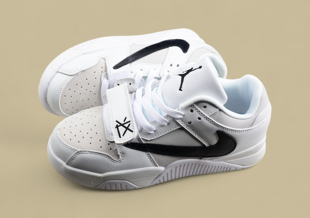Travis Scott X Jordan Cut The Check Inverted Hook Velcro Fashion Basketball Shoes