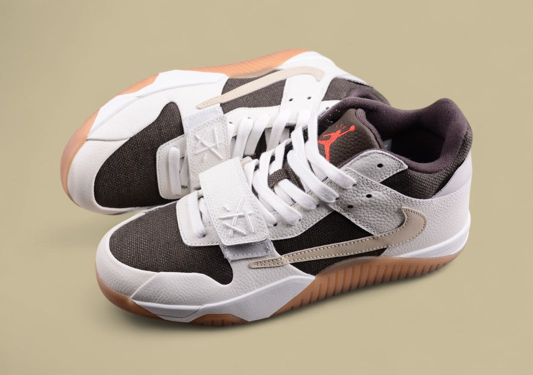Travis Scott X Jordan Jumpman Jack Tr "University Red" Low-top Retro Basketball Shoes For Men
