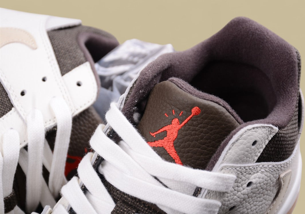Travis Scott X Jordan Jumpman Jack Tr "University Red" Low-top Retro Basketball Shoes For Men