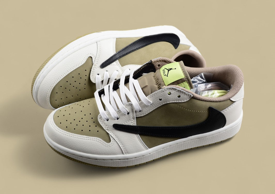 Travis Scott x Air Jordan 1 Golf Low-Top Hook Golf