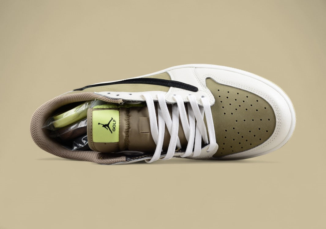 Travis Scott x Air Jordan 1 Golf Low-Top Hook Golf