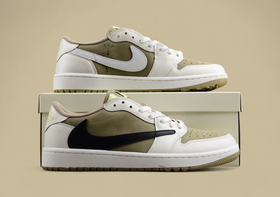 Travis Scott x Air Jordan 1 Golf Low-Top Hook Golf