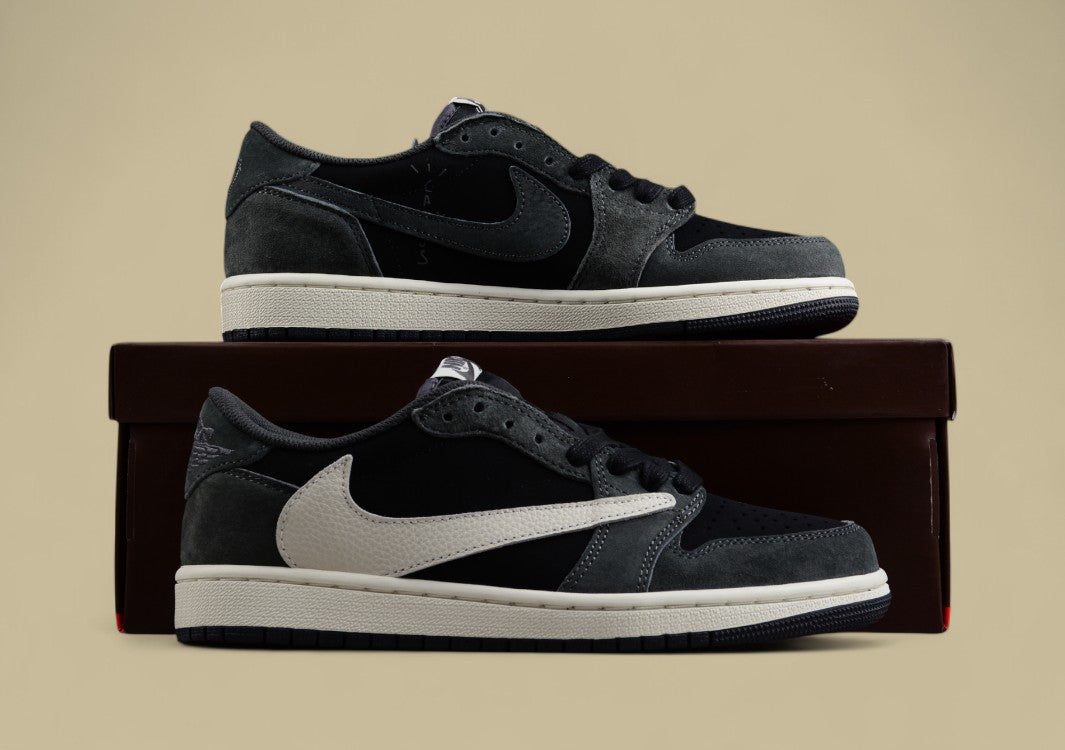 Travis Scott x Air Jordan 1 Low "Hook Black Phantom"