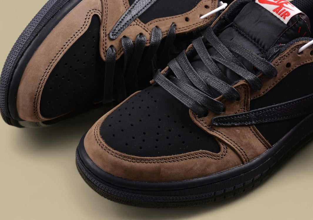 Travis Scott x Air Jordan 1 Low OG Black Olive