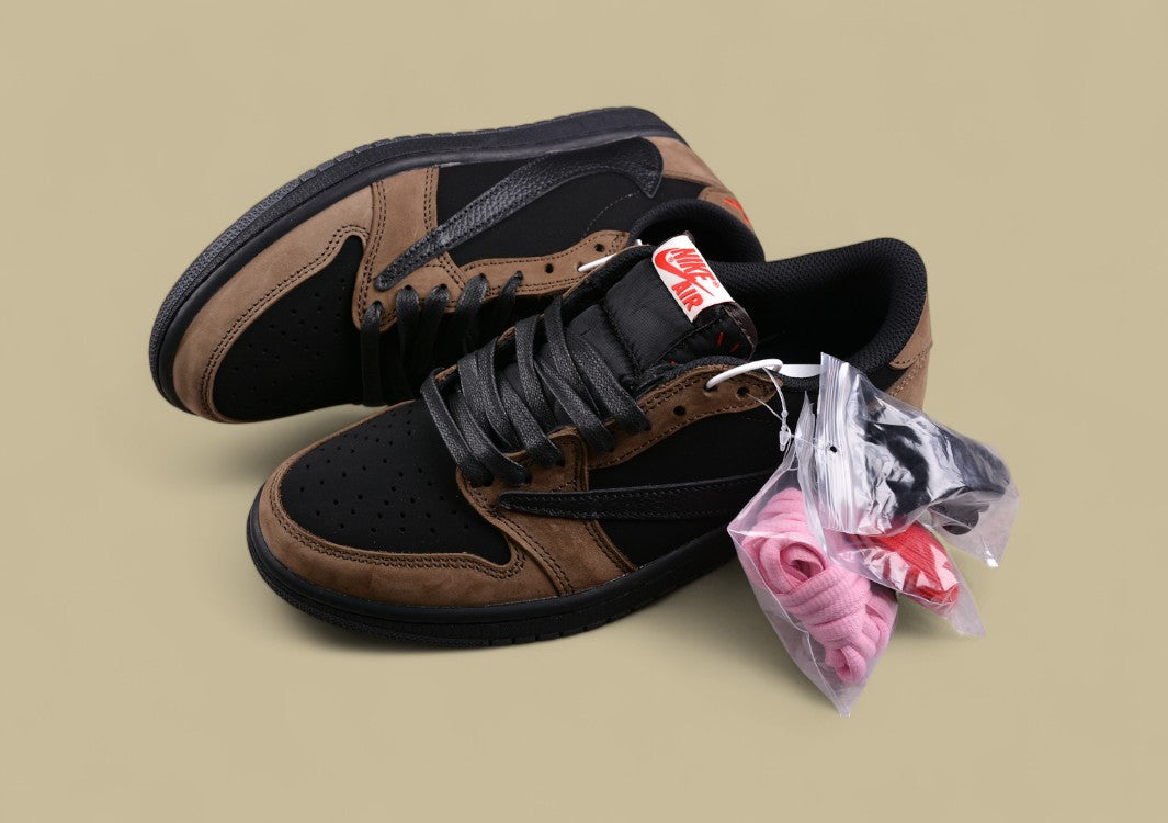 Travis Scott x Air Jordan 1 Low OG Black Olive