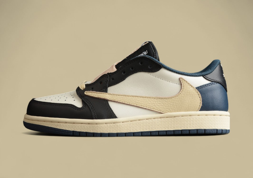 Travis Scott x Air Jordan 1 Low OG Black Phantom Sail
