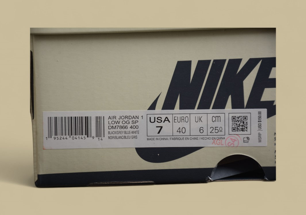 Travis Scott x Air Jordan 1 Low OG Black Phantom Sail