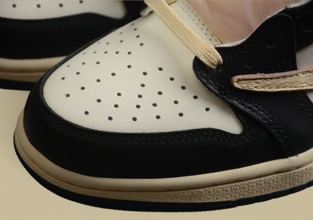 Travis Scott x Air Jordan 1 Low OG Black Phantom Sail