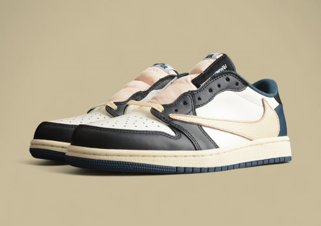 Travis Scott x Air Jordan 1 Low OG Black Phantom Sail