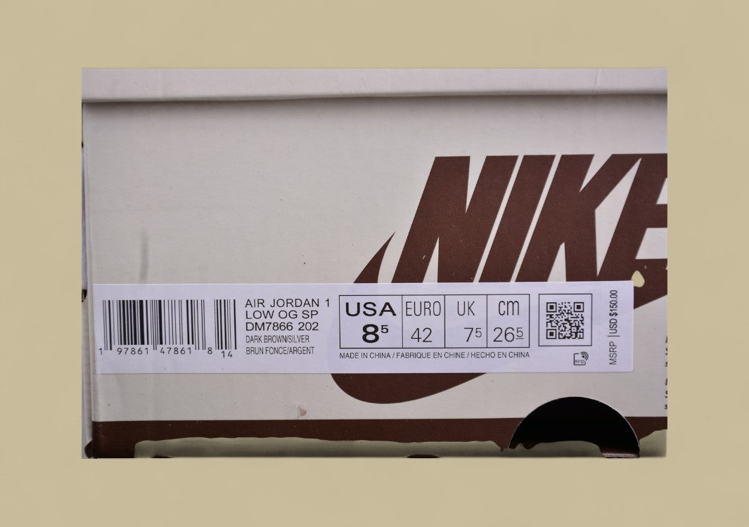 Travis Scott x Air Jordan 1 Low OG "Black Phantom