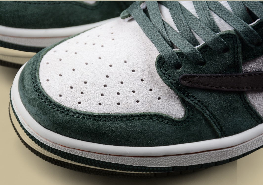 Travis Scott x Air Jordan 1 Low OG Forest Moss