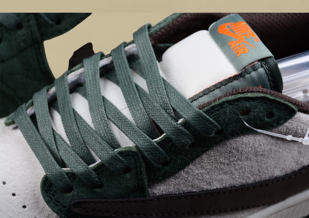 Travis Scott x Air Jordan 1 Low OG Forest Moss