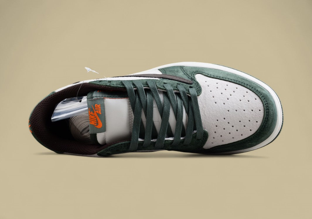 Travis Scott x Air Jordan 1 Low OG Forest Moss