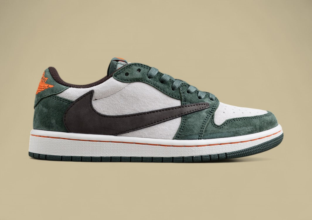 Travis Scott x Air Jordan 1 Low OG Forest Moss