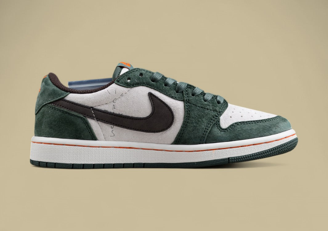 Travis Scott x Air Jordan 1 Low OG Forest Moss