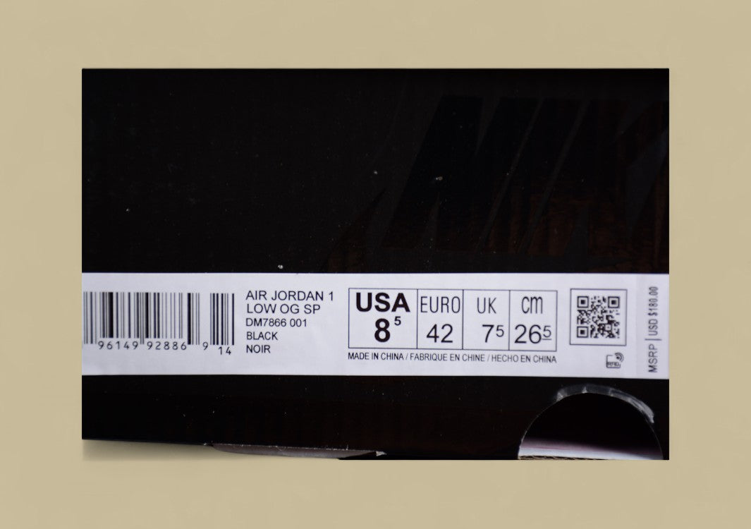 Travis Scott x Air Jordan 1 Low OG  Grey Phantom