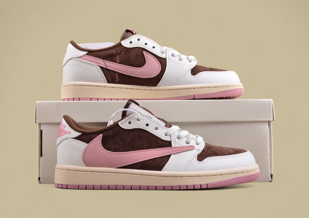 Travis Scott x Air Jordan 1 Low OG "Medium Olive (GS)"