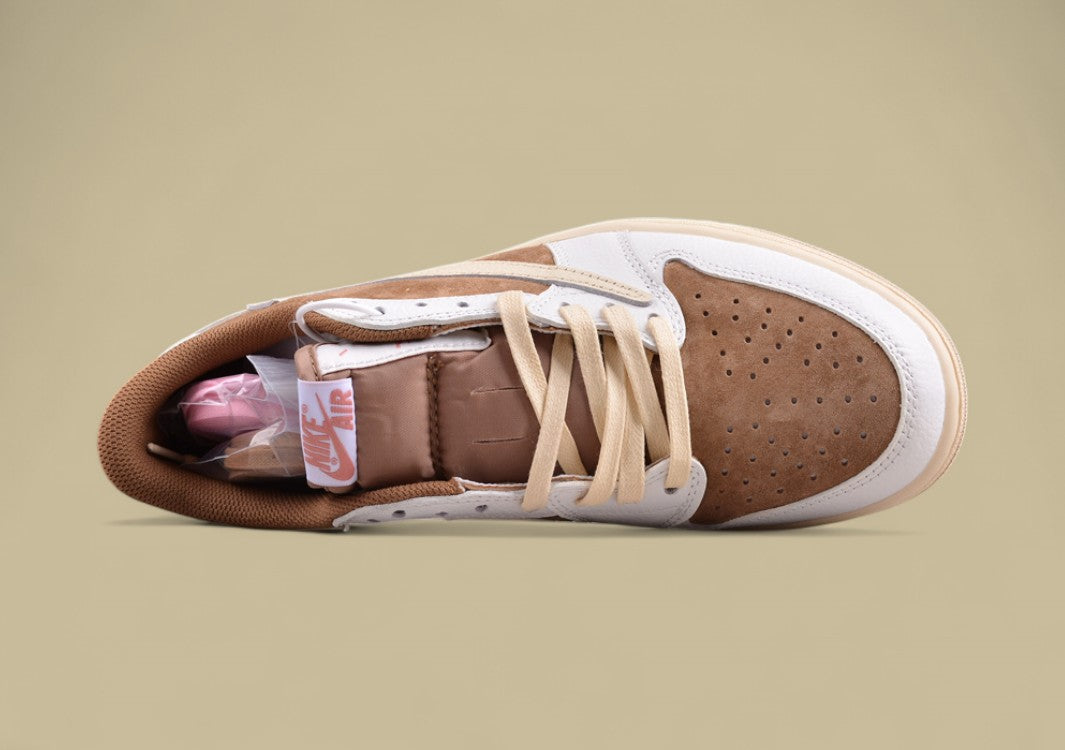 Travis Scott x Air Jordan 1 Low OG Mocha Cream