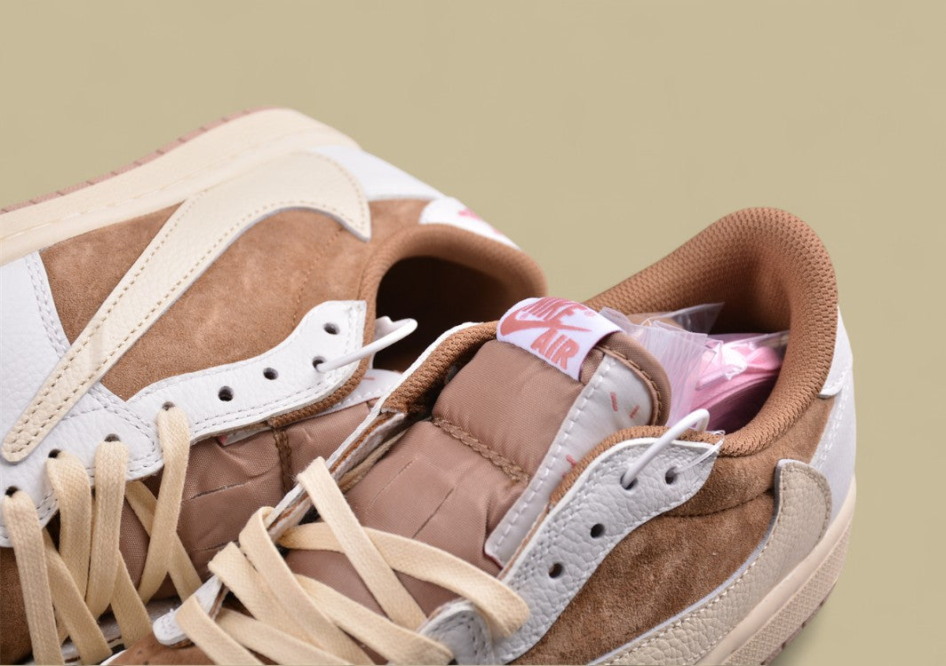 Travis Scott x Air Jordan 1 Low OG Mocha Cream