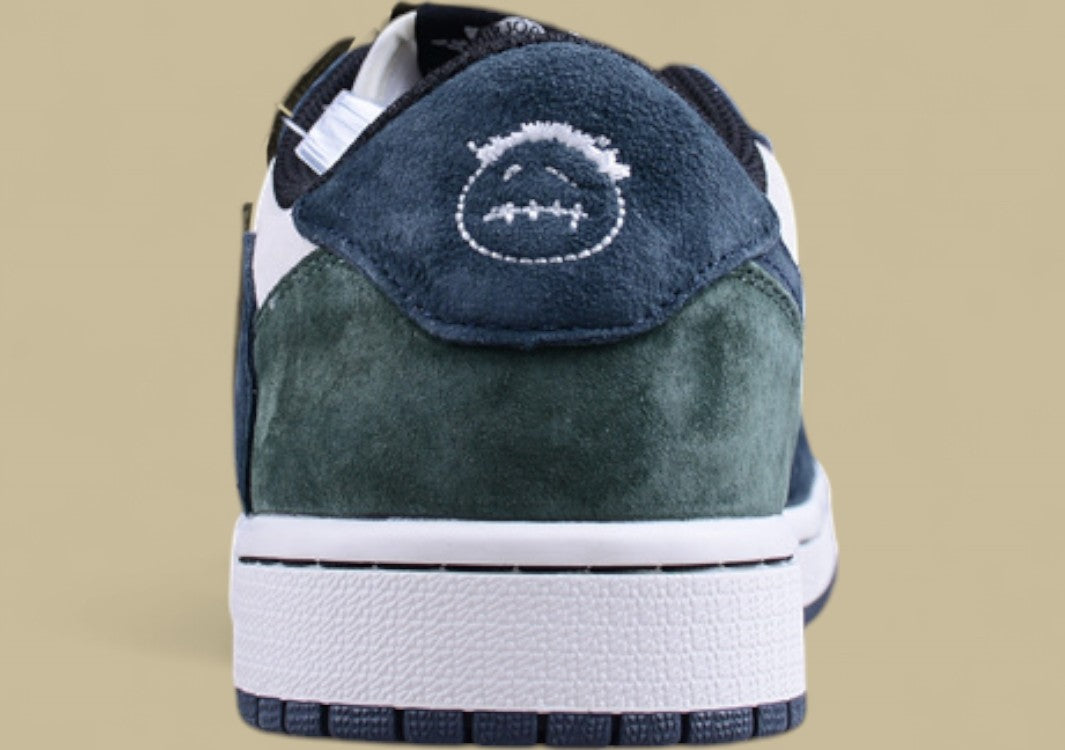 Travis Scott x Air Jordan 1 Low OG Navy Suede Phantom