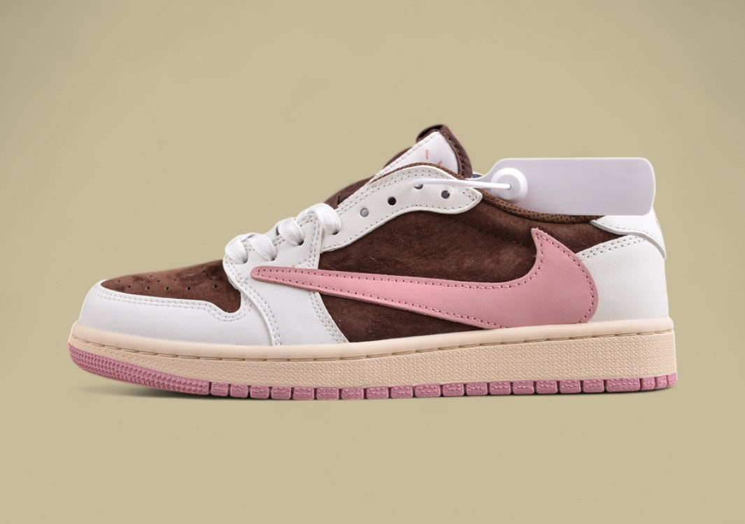 Travis Scott x Air Jordan 1 Low OG Olive Mocha Rose