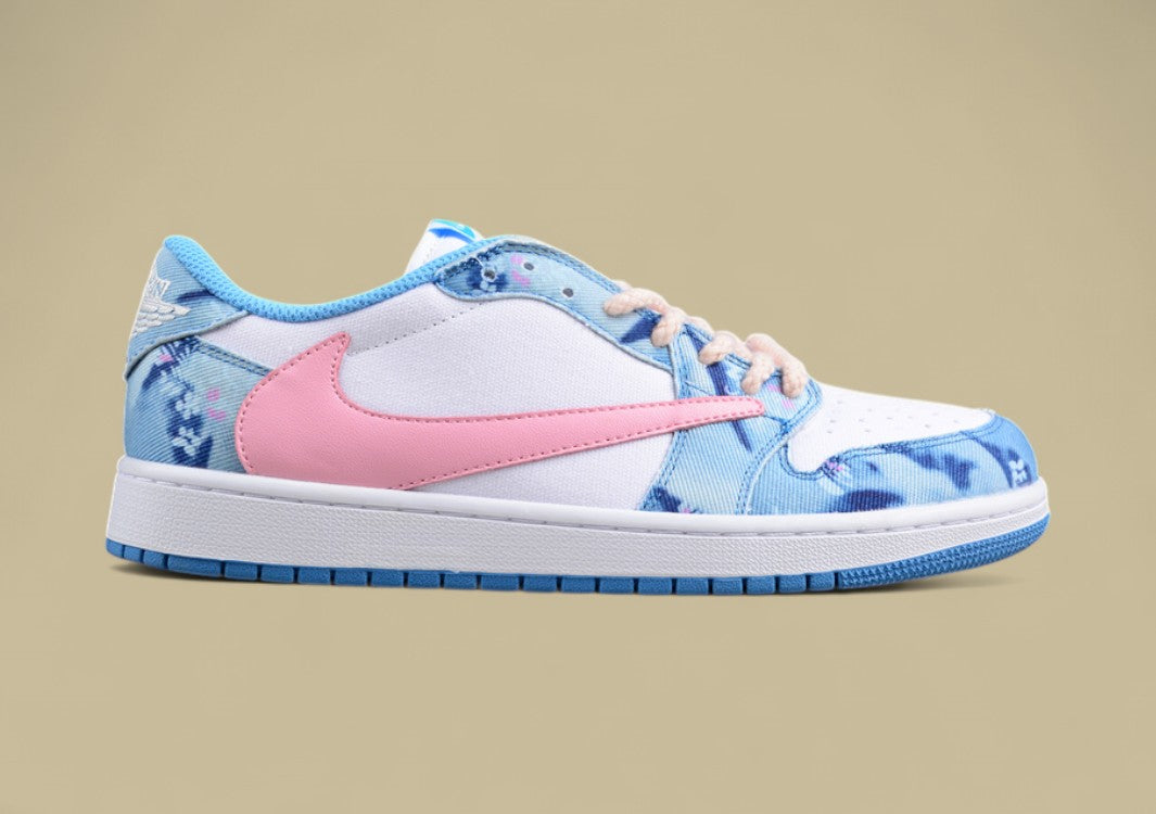 Travis Scott x Air Jordan 1 Low OG “Cotton Candy Camo”