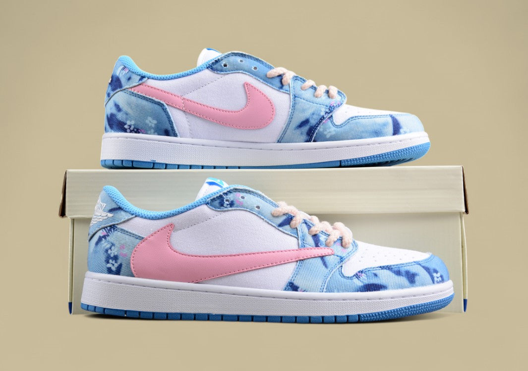 Travis Scott x Air Jordan 1 Low OG “Cotton Candy Camo”