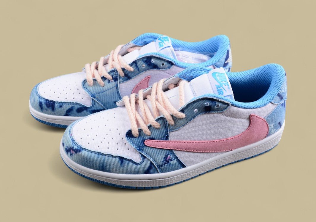 Travis Scott x Air Jordan 1 Low OG “Cotton Candy Camo”