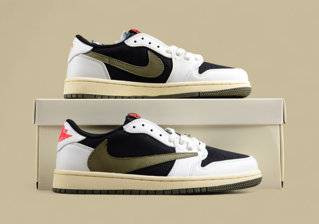 Travis Scott x Air Jordan 1 Low OG “Medium Olive”
