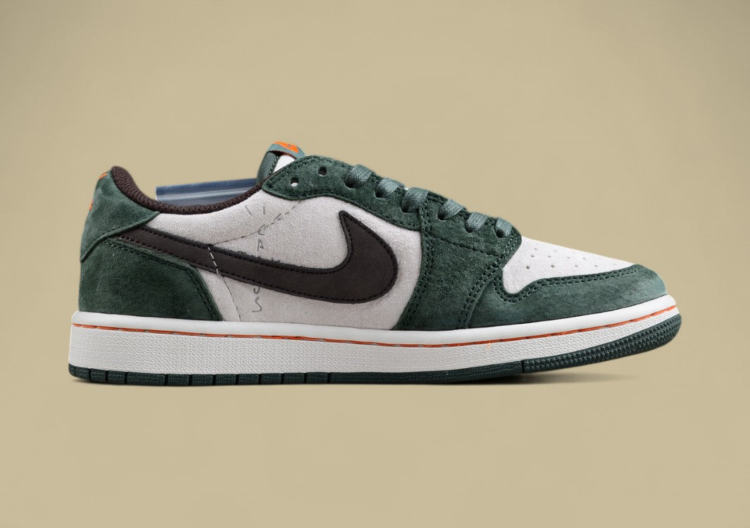 Travis Scott x Air Jordan 1 Low OG “Olive Green Suede”