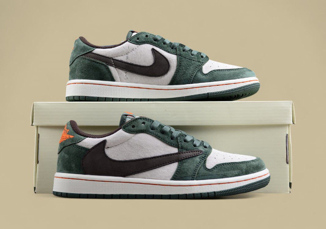 Travis Scott x Air Jordan 1 Low OG “Olive Green Suede”