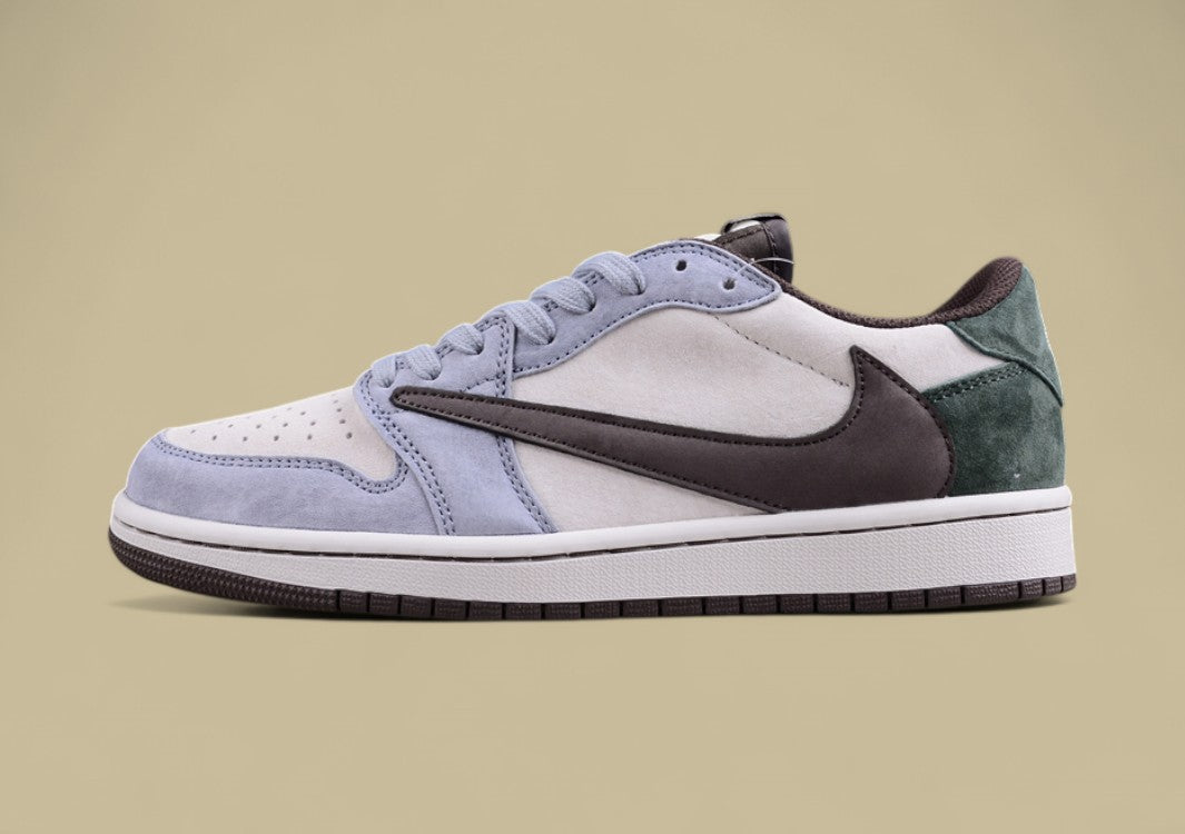 Travis Scott x Air Jordan 1 Low OG “Olive Suede Reverse Swoosh”