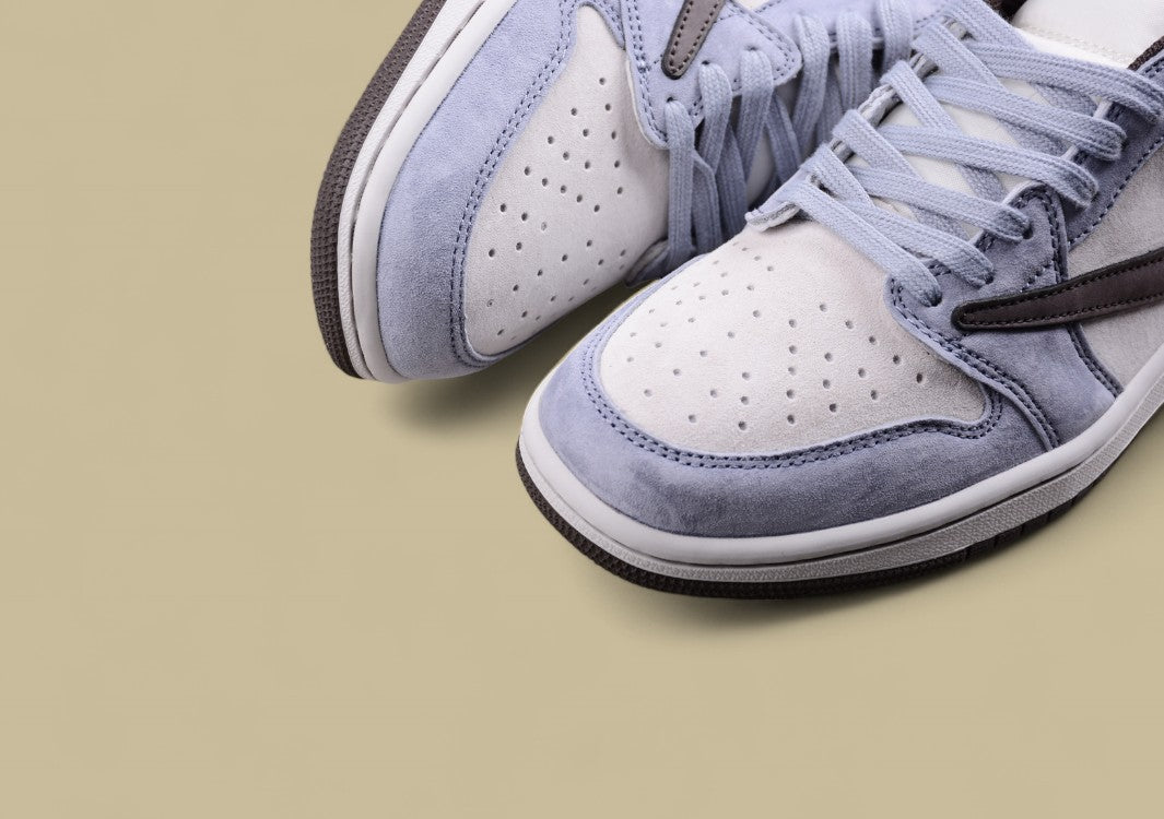 Travis Scott x Air Jordan 1 Low OG “Olive Suede Reverse Swoosh”