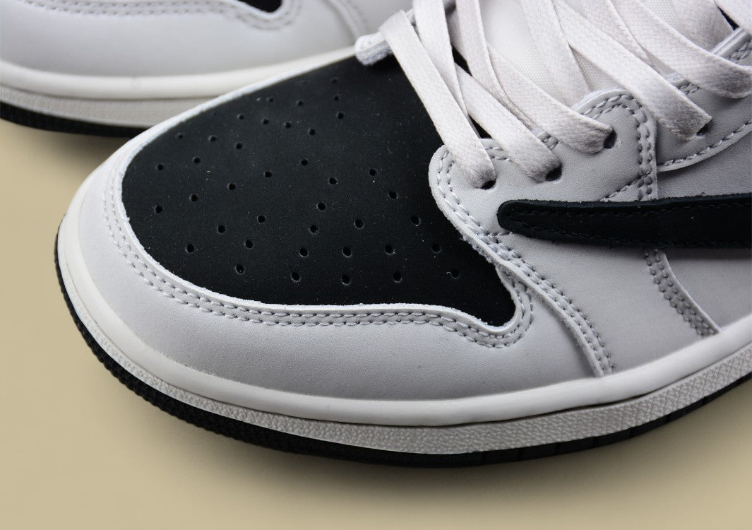 Travis Scott x Air Jordan 1 Low OG “Reverse Panda” – White/Black