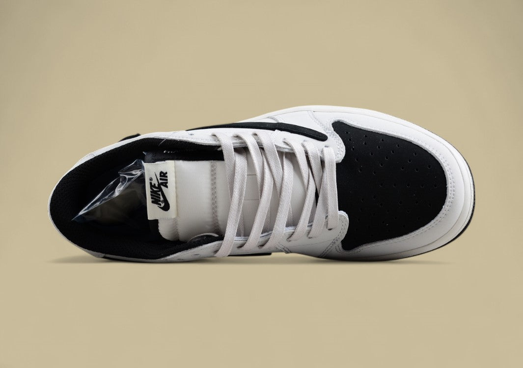 Travis Scott x Air Jordan 1 Low OG “Reverse Panda” – White/Black