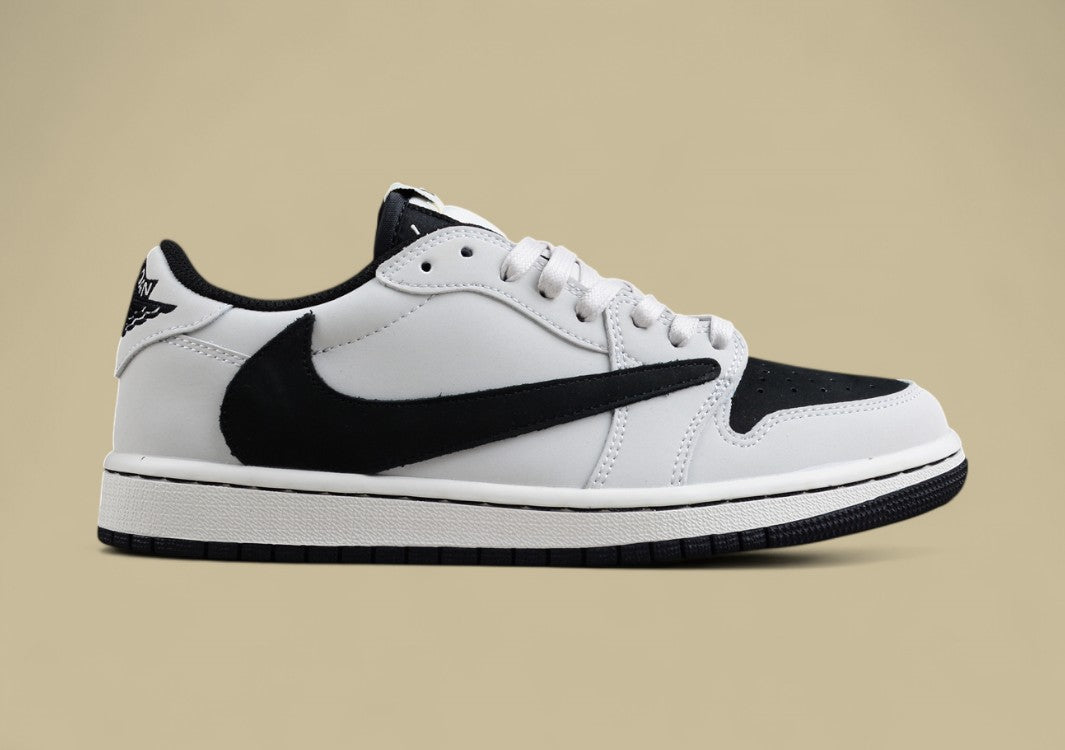 Travis Scott x Air Jordan 1 Low OG “Reverse Panda” – White/Black