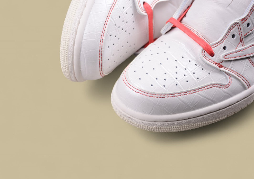 Travis Scott x Air Jordan 1 Low OG “White/Red Croc